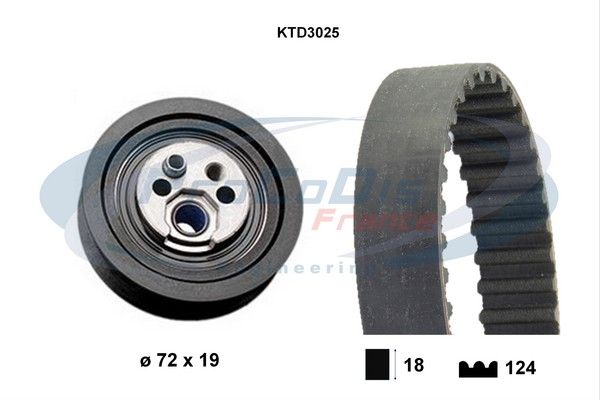 PROCODIS FRANCE Zobsiksnas komplekts KTD3025